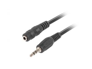 Kabel audio Lanberg stereo minijack - minijack M/F (przedłużacz) 3m