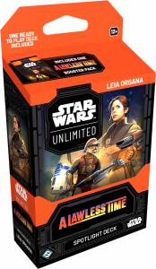Star Wars: Unlimited Card Game - A Lawless Time - Spotlight Deck - Leia Organa + 2 Promo