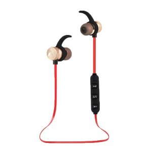 Słuchawki z mikrofonem Esperanza EH186L douszne Bluetooth metalowe miedziane