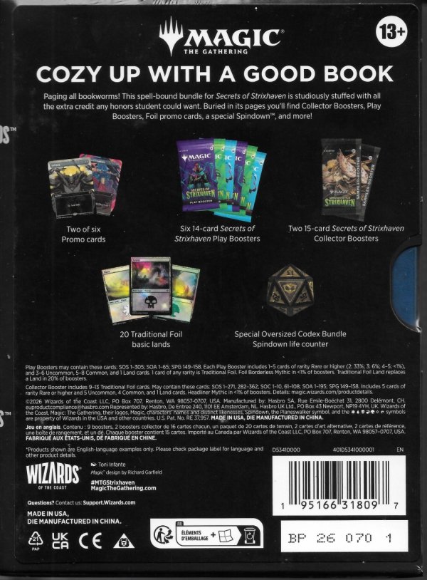 MTG-Secrets of Strixhaven Gift / Codex Bundle