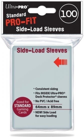 ULTRA-PRO Standard Pro-Fit Side-Load Sleeves 100 szt. BOCZNE