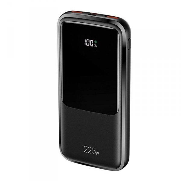 Powerbank Usams PB58 10000mAh 22,5W 1xUSB-C PD + 2xUSB-A Fast Charge -czarny - USZ OPAK
