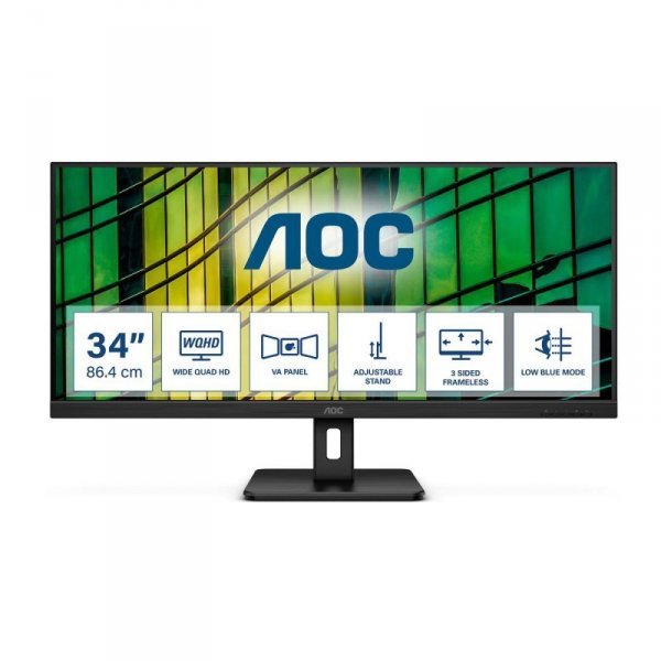 Monitor AOC 34&quot; U34E2M 2xHDMI DP