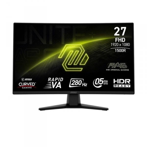 Monitor MSI 27&quot; MAG 274CXF Rapid VA FHD 280Hz 2xHDMI DP - USZ OPAK