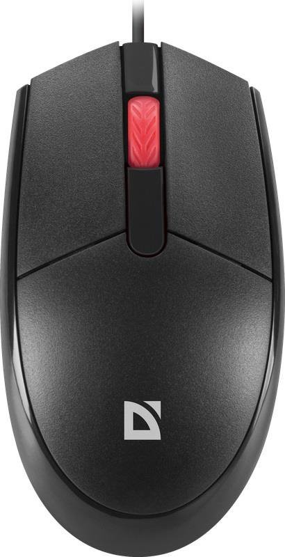 Mysz przewodowa Defender DELTA MM-523 1000dpi bezklikowa silent - OTW OPAK