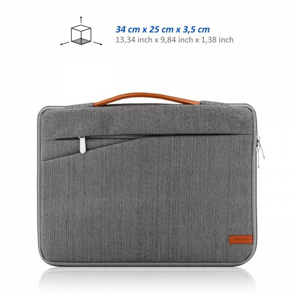 Pokrowiec na Laptopa do 15,6 cala (39,62 cm) deleyCON szary
