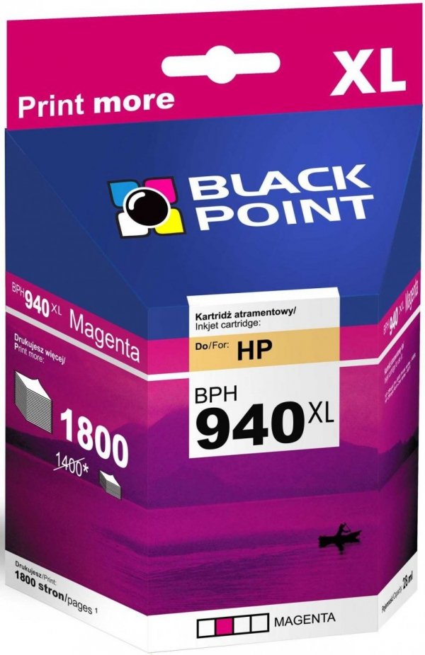 BLACK POINT HP TUSZ BPH 940XL OFFICEJET PRO 8000 MAGENTA