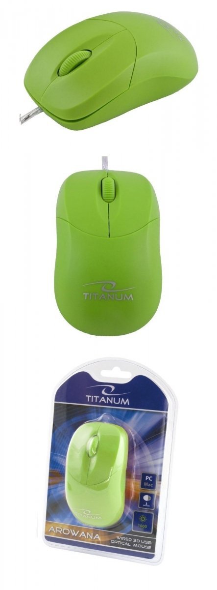 Mysz przewodowa Titanum 3D AROWANA TM109G optyczna