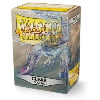 USZKODZONE: Koszulki Dragon Shield Standard Sleeves - Clear (100 Sleeves)