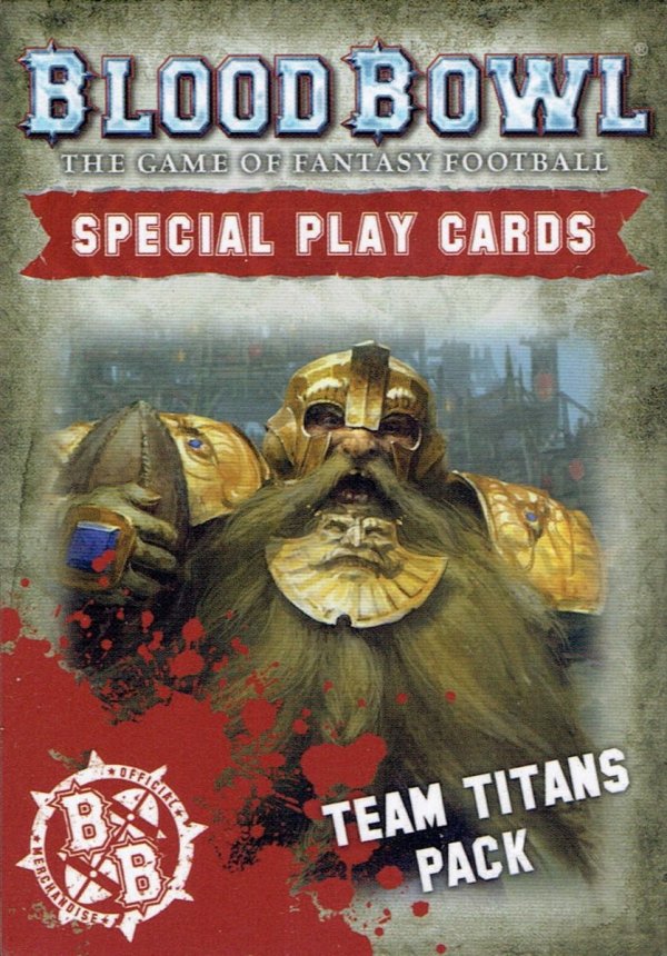 BLOOD BOWL CARDS:TEAM TITANS okładka