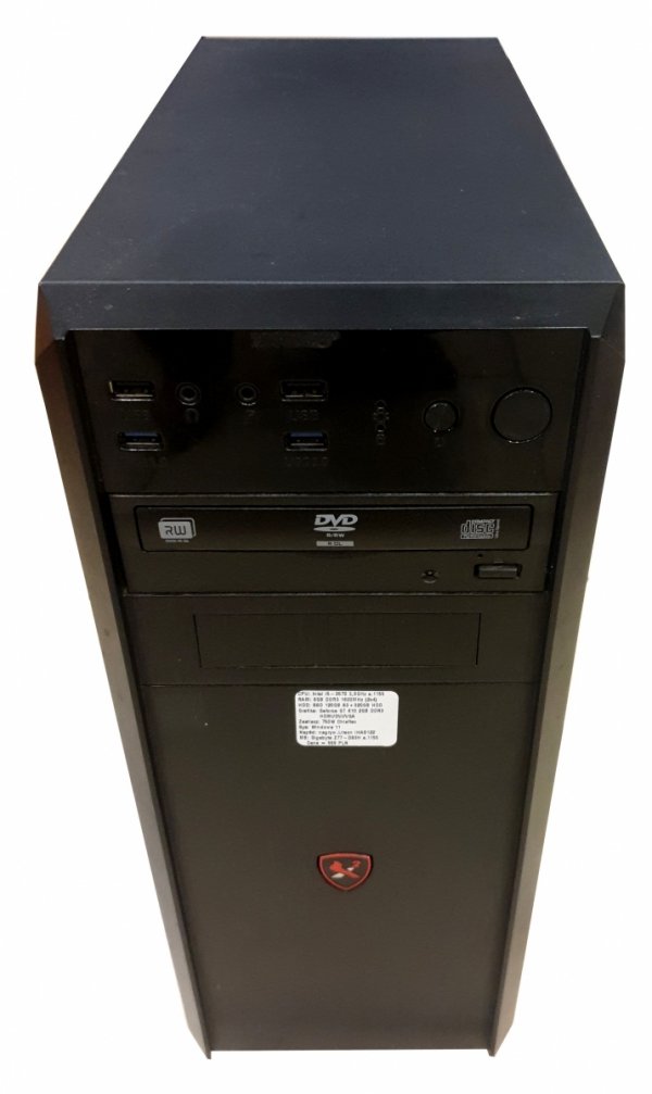 Używany komputer i5-3570 3,8 GHz/8GB RAM DDR3/SSD 120GB+320GB HDD/Napęd DVD-RW/750W