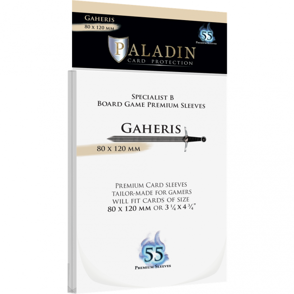 Koszulki Paladin Sleeves - Gaheris Premium Specialist B 80x120mm 55szt.
