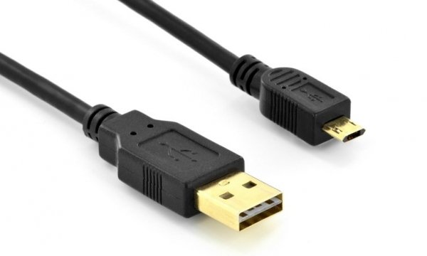 Kabel USB 2.0 type A-micro B M/M 1.8m, High Speed