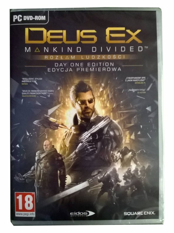 Gra DEUS EX: ROZŁAM LUDZKOŚCI Edycja Premierowa  PC