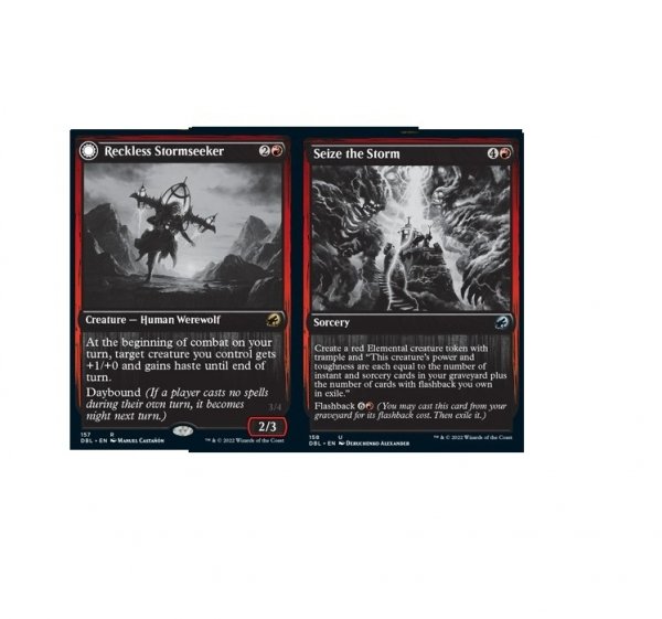 Reckless Stormseeker // Storm-Charged Slasher FOLIA