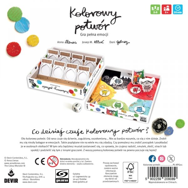 Kolorowy potwór (Gra planszowa)