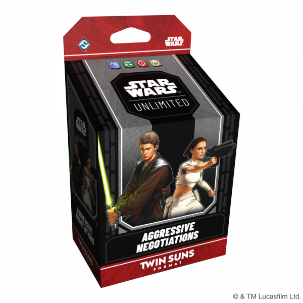 Star Wars: Unlimited Card Game - Twin Suns Format - Aggressive Negotiations - Anakin &amp; Padme
