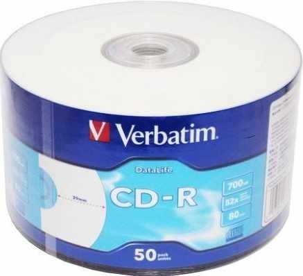 VERBATIM CD-R 52x 700MB  Printable Extra Protection/1szt