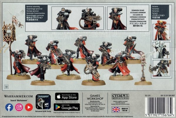 Adepta Sororitas Battle Sisters Squad