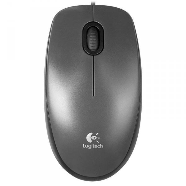 Mysz przewodowa Logitech® M100 - Szara 