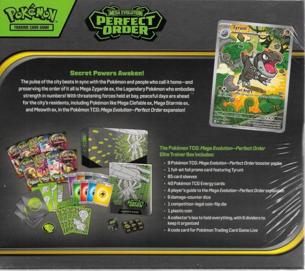 Pokémon TCG Mega Evolution Perfect Order Elite Trainer Box