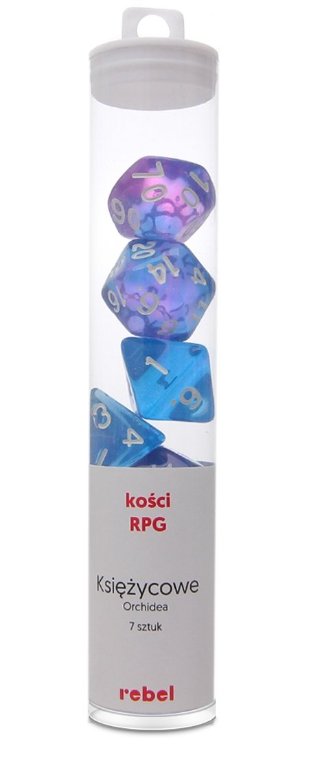 7 kości.Kamienie Księżycowe.Orchidea.REBEL