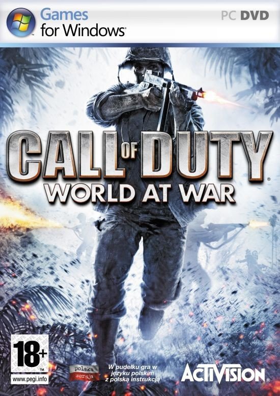 CALL OF DUTY:WORLD AT WAR DVD