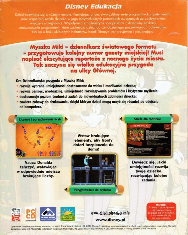 DZIENNIKARSKA PRZYGODA Z MYSZKĄ MIKI PC
