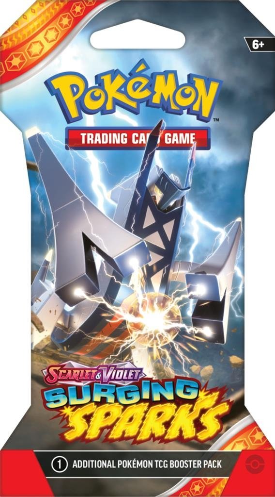 Pokémon TCG: Scarlet &amp; Violet - Surging Sparks - Sleeved Booster