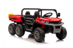 Dwuosobowy Pojazd Na Akumulator XMX623B 400W 24V LCD MP4 Czerwony