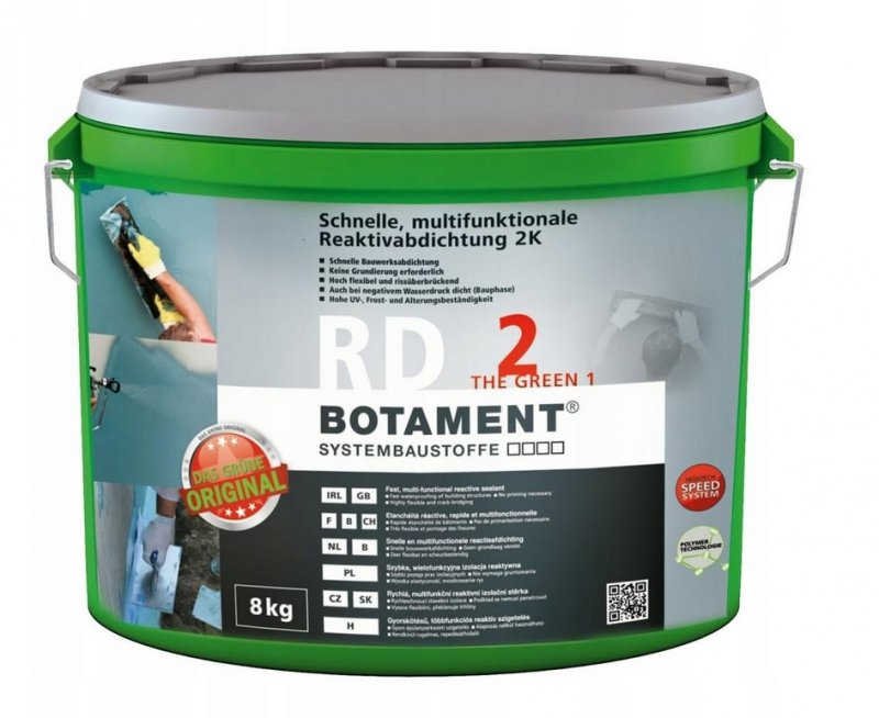 BOTAMENT RD 2 the green szybkosprawna wielofunkcyjna masa izolacyjna 8kg