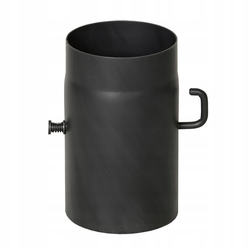 Szyber spalinowy czarny fi 150 - 25 cm