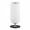 LAMPKA NOCNA STOŁOWA CZARNO ZŁOTA SZKLANA W STYLU GLAMOUR ELEGANCKA ARGON VALIANO 4994