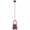 LAMPA WISZĄCA CZERWONA METALOWA INDUSTRIALNA DO KUCHNI NAD STÓŁ 20CM ARGON LOGAN 8292