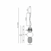 Lampa wisząca CARO SMOKED 28W LED