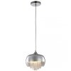 MILAGRO ML3802 LAMPA WISZĄCA LUNA SZKLANA Z KRYSZTAŁKAMI GLAMOUR