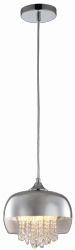 MILAGRO ML3802 LAMPA WISZĄCA LUNA SZKLANA Z KRYSZTAŁKAMI GLAMOUR