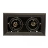 LAMPA PODTYNKOWA BLOCCO CZARNY 2x7W GU10 LED