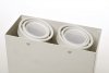 MILAGRO LAMPA SUFITOWA BLOCCO BIAŁA 2x7W GU10 LED