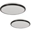 MILAGRO Plafon TERMA BLACK 28W LED IP44 Ø360 mm