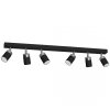 MILAGRO Lampa sufitowa JOKER BLACK 6xGU10
