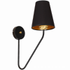 MILAGRO Kinkiet VICTORIA BLACK 1xE27