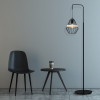 MILAGRO Lampa stojąca CLIFF BLACK 1xE27
