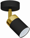 MILAGRO Kinkiet JOKER BLACK/GOLD 1xGU10