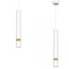 MILAGRO Lampa wisząca JOKER WHITE/WOOD 1xGU10