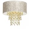 MILAGRO Lampa wisząca ALMERIA WHITE/GOLD 1xE27