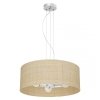 MILAGRO Lampa wisząca MARSHALL WHITE / RATTAN 3xE27