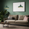 MILAGRO Lampa wisząca FELIX GREEN/GOLD 1xE27