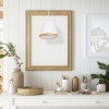MILAGRO Lampa wisząca STUDIO WHITE 1xE27
