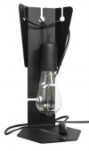 Lampa biurkowa ARBY czarna stal loftowa oprawa na stolik E27 LED SOLLUX LIGHTING